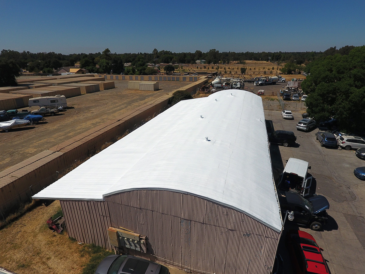 spray foam roofing over metal 2